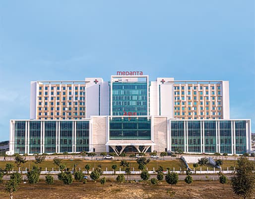 Medanta - The Medicity hospital location